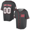 Custom Blue White Red Baseball Jersey - Personalized Name Number For Family Adult, Youth & Kids