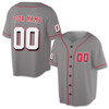 Custom Blue White Red Baseball Jersey - Personalized Name Number For Family Adult, Youth & Kids