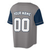 Custom White and Navy Blue Raglan Sleeve Baseball Jersey - Personalized Name & Number - Adult, Youth, Kid