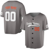 Custom Solid Orange and White ,Camo Trim Baseball Jersey - Personalized Name & Number - Adult, Youth, Kid
