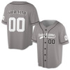 Custom Black and White Solid Baseball Jersey - Personalized Name & Number - Adult, Youth, Kid