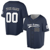 Custom Black and White Solid Baseball Jersey - Personalized Name & Number - Adult, Youth, Kid