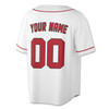 Custom Red Trim Baseball Jersey - Personalized Name & Number - Adult, Youth, Kid