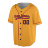 Custom Red Trim Baseball Jersey - Personalized Name & Number - Adult, Youth, Kid