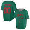 Custom Red Trim Baseball Jersey - Personalized Name & Number - Adult, Youth, Kid