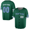 Custom Mustard Blue Trim Baseball Jersey - Personalized Name & Number - Adult, Youth, Kid