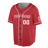 Custom Red  White Trim Baseball Jersey - Personalized Name & Number - Adult, Youth, Kid
