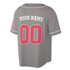 Custom Red  White Trim Baseball Jersey - Personalized Name & Number - Adult, Youth, Kid