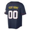 Custom Solid  Yellow White Trim Baseball Jersey - Personalized Name & Number - Adult, Youth, Kid