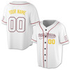 Custom Solid  Yellow White Trim Baseball Jersey - Personalized Name & Number - Adult, Youth, Kid