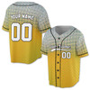 Custom White Halftone Dot Gradient Baseball Jersey- - Personalized Name & Number - Adult, Youth, Kid.