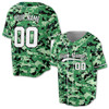 Custom Brown Digital Camo with White Piping Baseball Jersey - Personalized Name & Number - Adult, Youth, Kid.