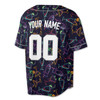 Custom Watercolor Baseball Jersey - Personalized Name & Number - Adult, Youth, Kid