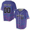 Custom Pink Dot Ombre Baseball Jersey - Personalized Name & Number - Adult, Youth, Kid