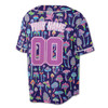 Custom Psychedelic Mushroom Magic Baseball Jersey - Personalized Name & Number - Adult, Youth, Kid