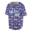 Custom Camo USA Flag Military Baseball Jersey - Personalized Name & Number - Adult, Youth, Kid