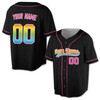 Custom Pinstripe with Teal Piping Baseball Jersey - Personalized Name & Number - Adult, Youth, Kid.