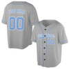 Custom Pinstripe with Teal Piping Baseball Jersey - Personalized Name & Number - Adult, Youth, Kid.