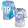 Custom  Watercolor Baseball Jersey - Personalized Name, Team & Number - Adult, Youth, Kid