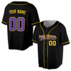 Custom Muticolor Trim Baseball Jersey - Personalized Name, Team & Number - Adult, Youth, Kid