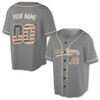 Custom Pinstripe US Flag Baseball Jersey - Personalized Name, Team & Number - Adult, Youth, Kid