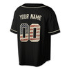 Custom Pinstripe US Flag Baseball Jersey - Personalized Name, Team & Number - Adult, Youth, Kid