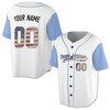 Custom  Black US Flag Baseball Jersey - Personalized Name, Team & Number - Adult, Youth, Kid