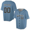 Custom Teal Diagonal Stripes Baseball Jersey - Personalized Name, Team & Number - Adult, Youth, Kid