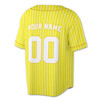 Custom Lime White Pinstripe Baseball Jersey - Personalized Name, Team & Number - Adult, Youth, Kid