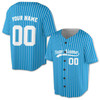 Custom Lime White Pinstripe Baseball Jersey - Personalized Name, Team & Number - Adult, Youth, Kid