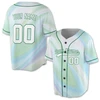 Custom Blue Purple Tie Dye Baseball Jersey - Personalized Name, Team & Number - Adult, Youth, Kid