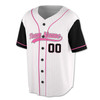 Custom White Black Pinstripe Baseball Jersey - Personalized Name, Team & Number - Adult, Youth, Kid