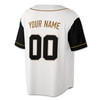 Custom White Black Pinstripe Baseball Jersey - Personalized Name, Team & Number - Adult, Youth, Kid