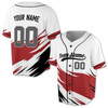 Custom Blue Black Dynamic Slash Baseball Jersey - Personalized Name, Team & Number - Adult, Youth, Kid