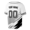Custom Blue Black Dynamic Slash Baseball Jersey - Personalized Name, Team & Number - Adult, Youth, Kid