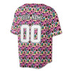 Custom Colorful Leopard Cheetah Print Baseball Jersey - Personalized Name,Team Name,Number - Adult, Youth, Kid