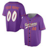Custom Name, Team Name, Number Black & Orange Solid Pattern, Multicolor Baseball Jersey - Adult, Youth, Kid