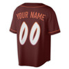 Custom Name, Team Name, Number Black & Orange Solid Pattern, Multicolor Baseball Jersey - Adult, Youth, Kid