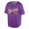 Custom Name, Team Name, Number Black & Orange Solid Pattern, Multicolor Baseball Jersey - Adult, Youth, Kid