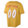 Custom Name, Team Name, Number Black & Orange Solid Pattern, Multicolor Baseball Jersey - Adult, Youth, Kid