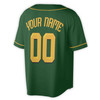 Custom Black Gold Baseball Jersey - Personalized Name, Team Name & Number - Adult, Youth, Kid