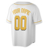 Custom Black Gold Baseball Jersey - Personalized Name, Team Name & Number - Adult, Youth, Kid