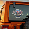 Personalized Eagle 250 Years 1776-2026 Patriotic Car Vinyl Decal
