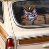 USA 250th Anniversary 1776-2026 Eagle Flag Patriotic Car Window Vinyl Decal