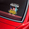 USA 250 Years Freedom 1776-2026 Statue of Liberty Sunflower Car Vinyl Decal