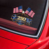 USA 250 Years 1776-2026 Patriotic Eagle Flag Shield Flower Car Vinyl Decal