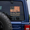 We The People 250 Years of Freedom Car Decal – 1776–2026 USA Flag Sticker