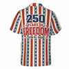 Vintage 250 Years of Freedom America Eagle Patriotic Button Down Shirt S-5XL