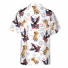 Custom Pet Picture 250 Years of America Patriotic Button Down Shirt S-5XL