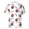 USA 250th Anniversary Landmarks Vintage Patriotic Button Down Shirt S-5XL
